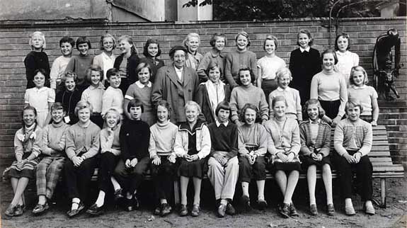 Södermalms Kommunla flickskola - class of 1954-55