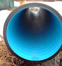 Blue pipe