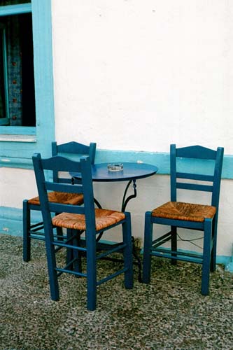 Karpathos, Cafe Chairs