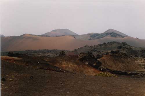 Lanzarote, at Timanfaya, the desert