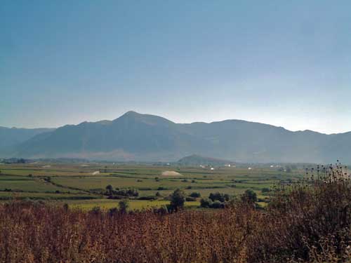 The Acheron River valley, Greece