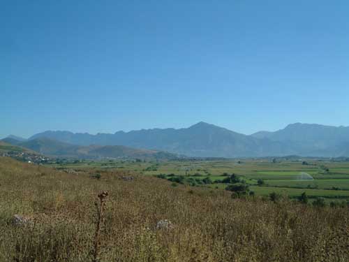 The Acheron River valley, Greece