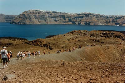 Santorini, the volcano