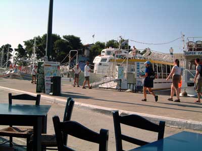 Old harbor Skiathos town