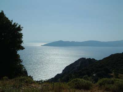 View of Skopelos from Skiathos