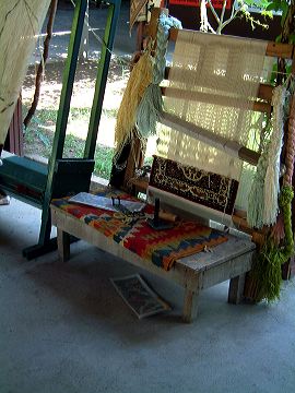 A place for carpet weaving