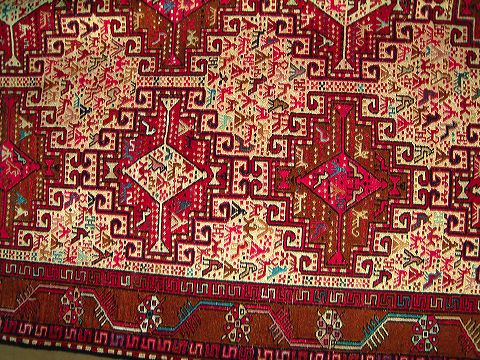 Silk carpet