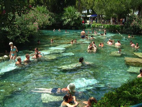 Cleopatra pool at Pamukkale