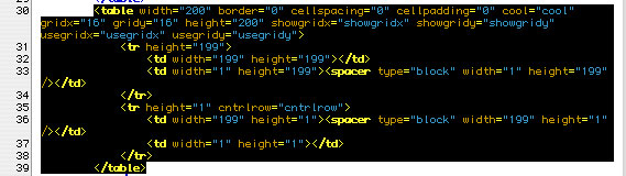 grid sourcecode
