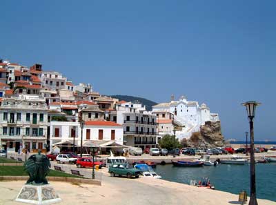 skopelos town