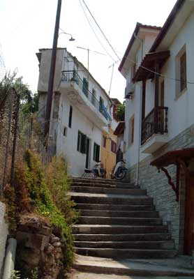 Thin house in Skiathos town