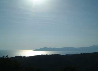 View of Skopelos from Skiathos